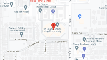 The Citadel in google map