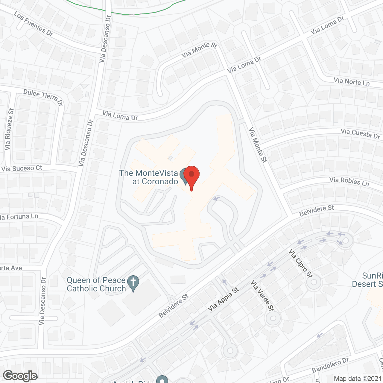 The MonteVista at Coronado in google map