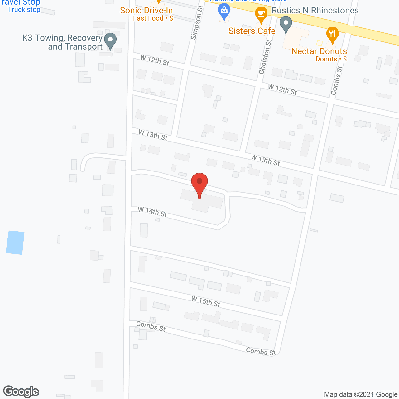 Quanah Parker Nursing Ctr in google map