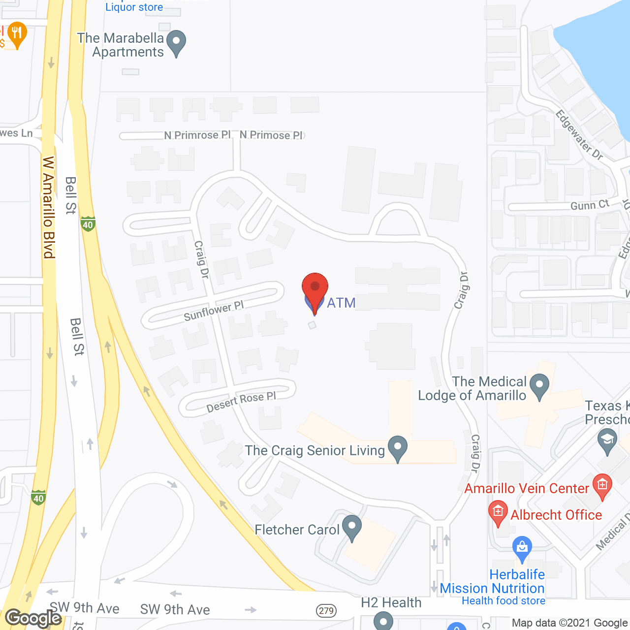 The Craig Assisted Living in google map