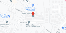 Carriage Inn Huntsville in google map