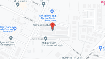 Carriage Inn Huntsville in google map
