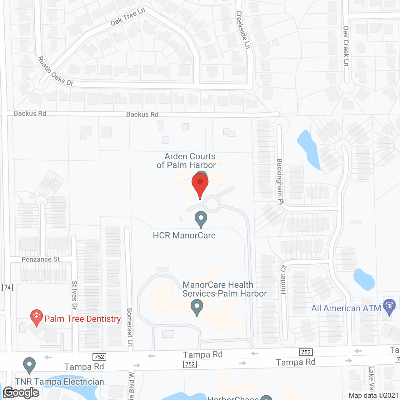 Arden Courts Palm Harbor, A Memory Care Community in google map