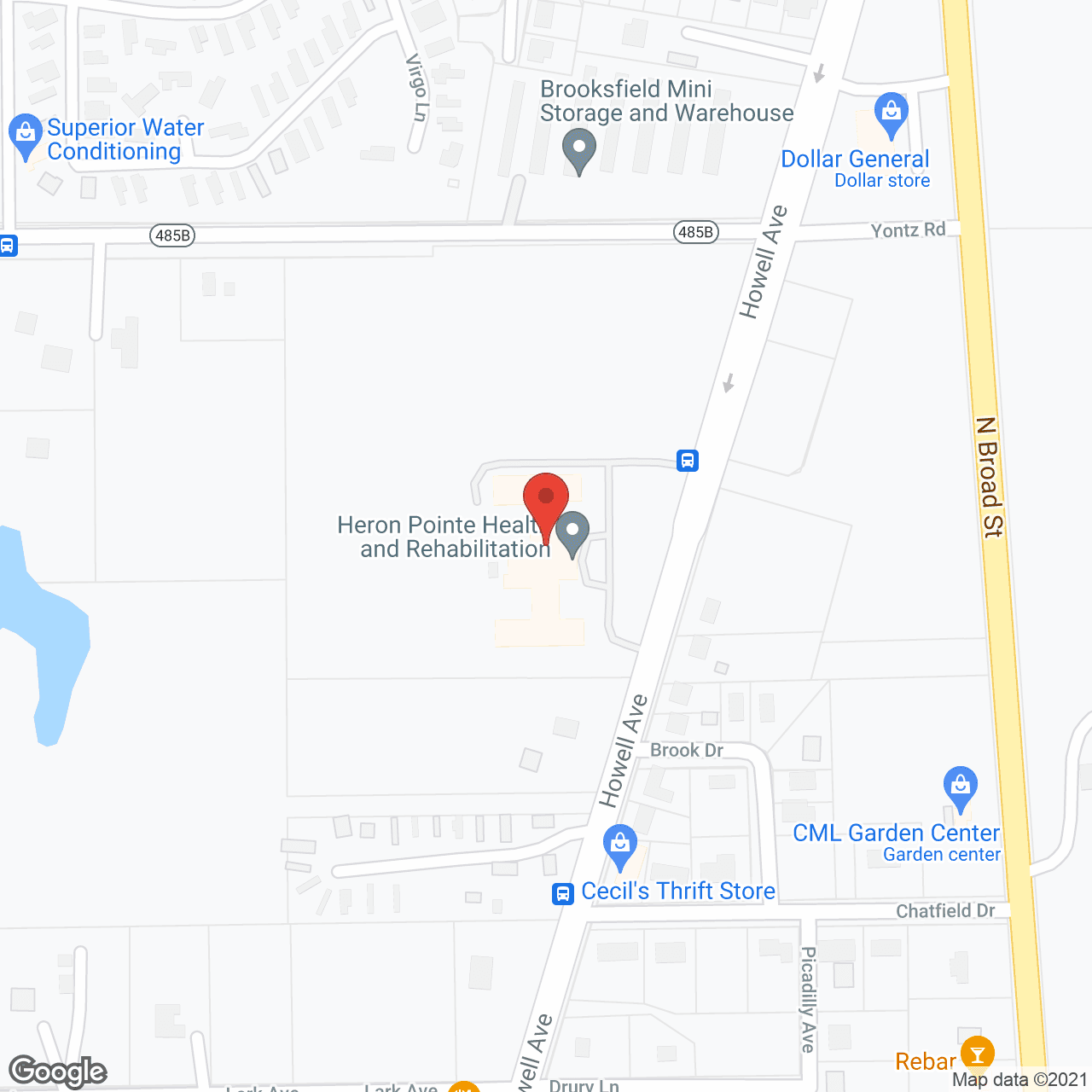 Aspire at Brooksville in google map