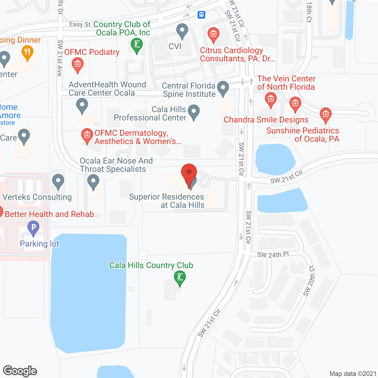 Best Care Senior Living at Ocala in google map