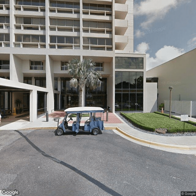 street view of Plymouth Harbor on Sarasota Bay