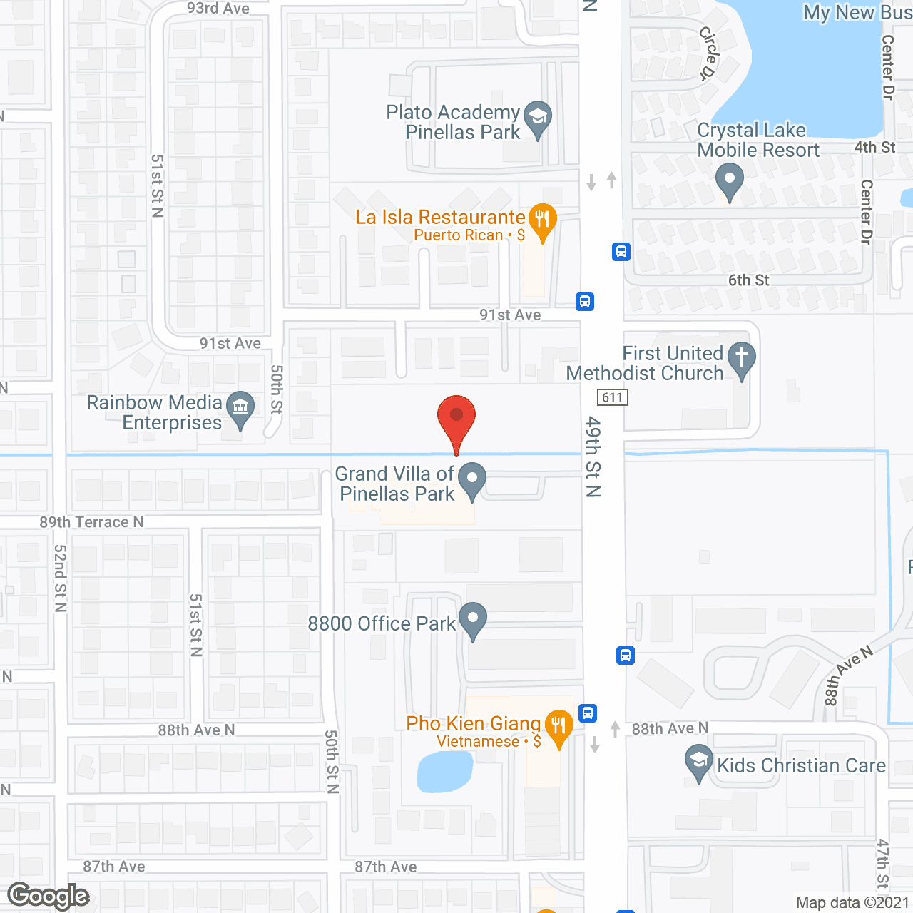 Salterra Senior Living at Pinellas Park in google map