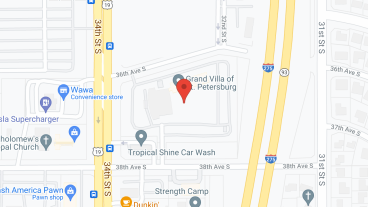 Salterra Senior Living at St. Petersburg in google map