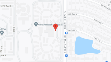 Westminster Suncoast, a CCRC in google map