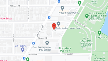 Westminster Palms, a CCRC in google map