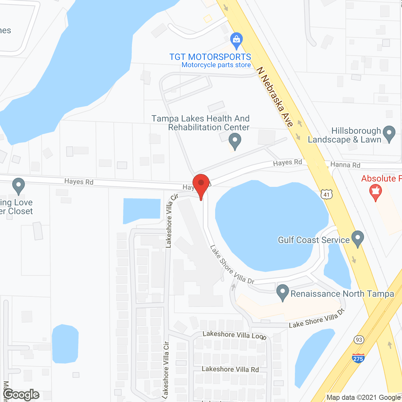 Renaissance of North Tampa in google map