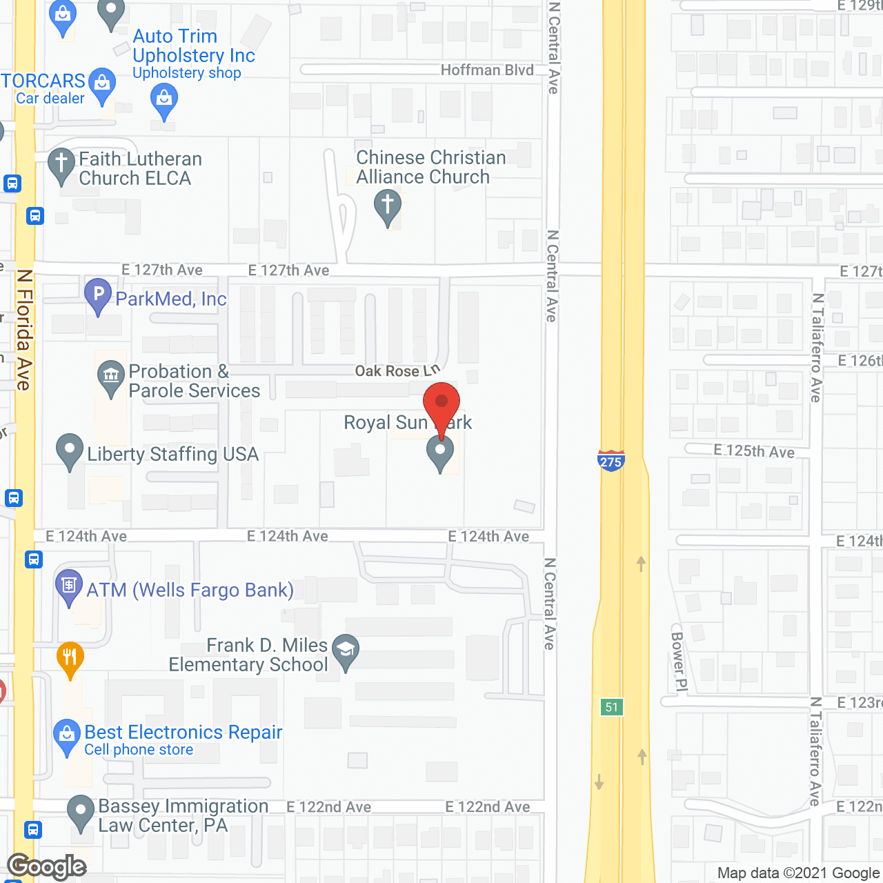 Elysian Gardens in google map