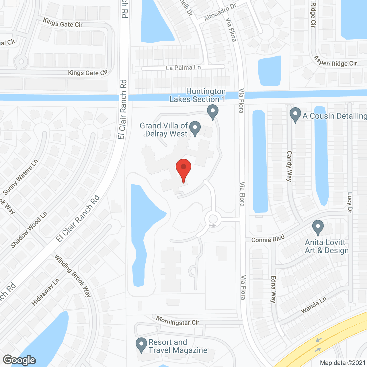 Azalea at Delray Beach in google map