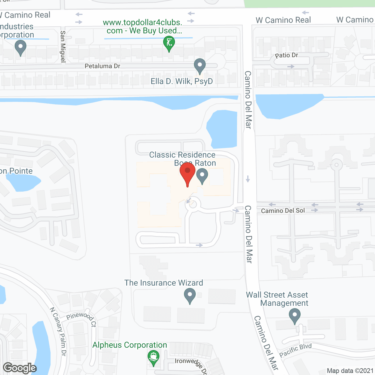 The Pointe at Boca Raton in google map