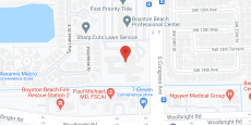 Barrington Terrace at Boynton Beach in google map