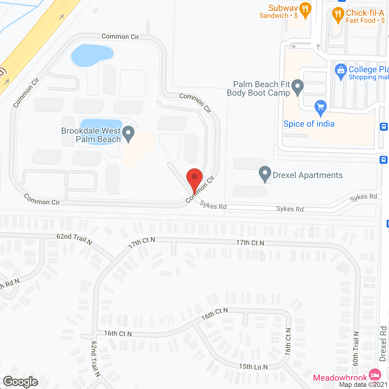 Celebration Villa of West Palm Beach in google map