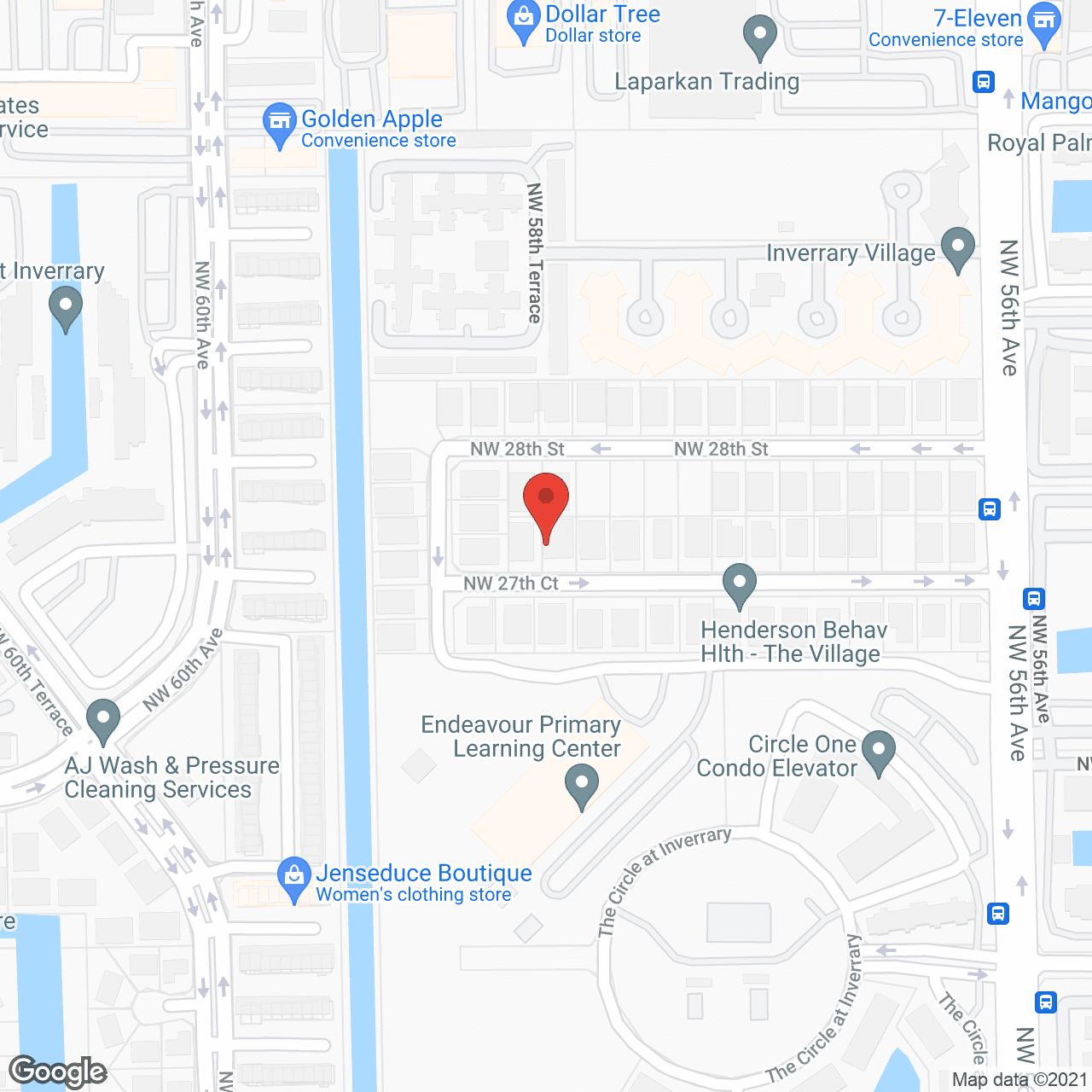 Retirement Living-Lauderhill in google map