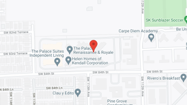 The Palace at Kendall in google map