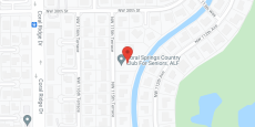 Coral Springs Country Club for Seniors in google map