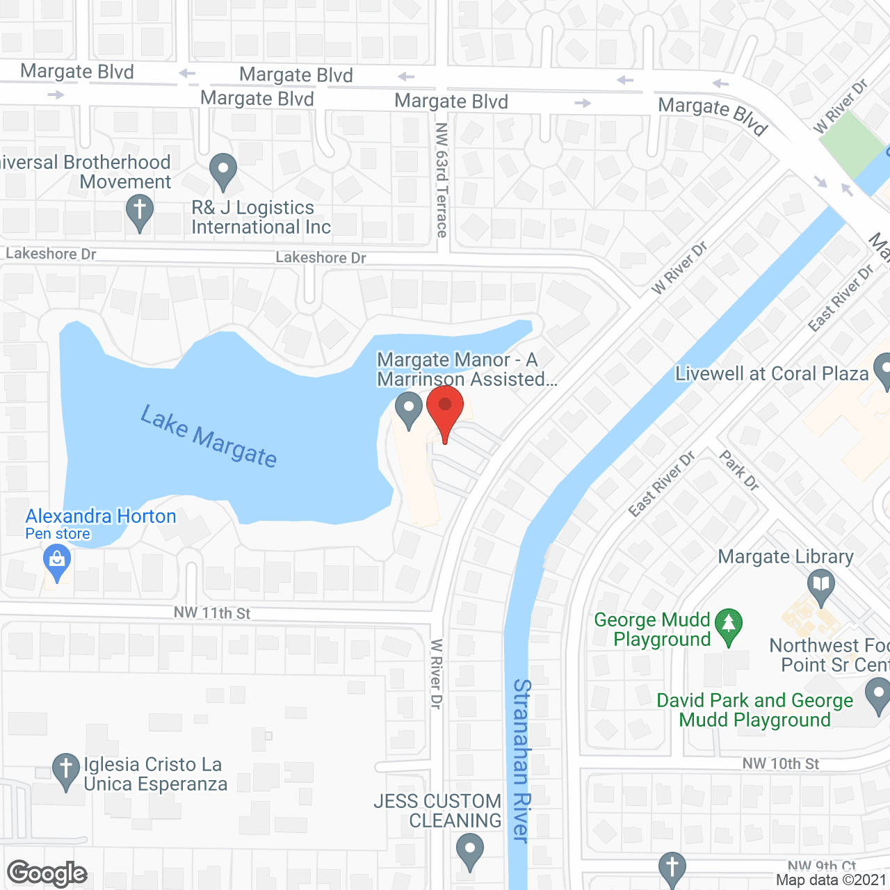 Oasis at Margate in google map