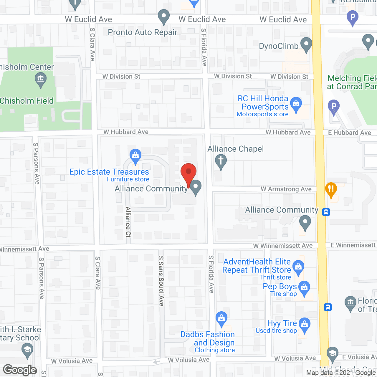 The Alliance Community for Retirement Living in google map