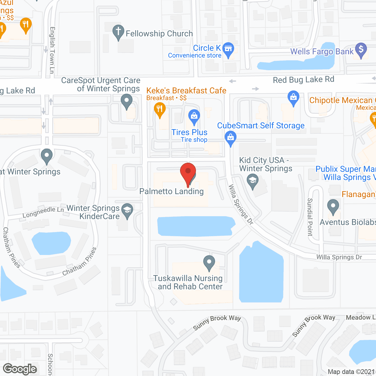 Marriott's Village Oaks at Tuskawilla in google map