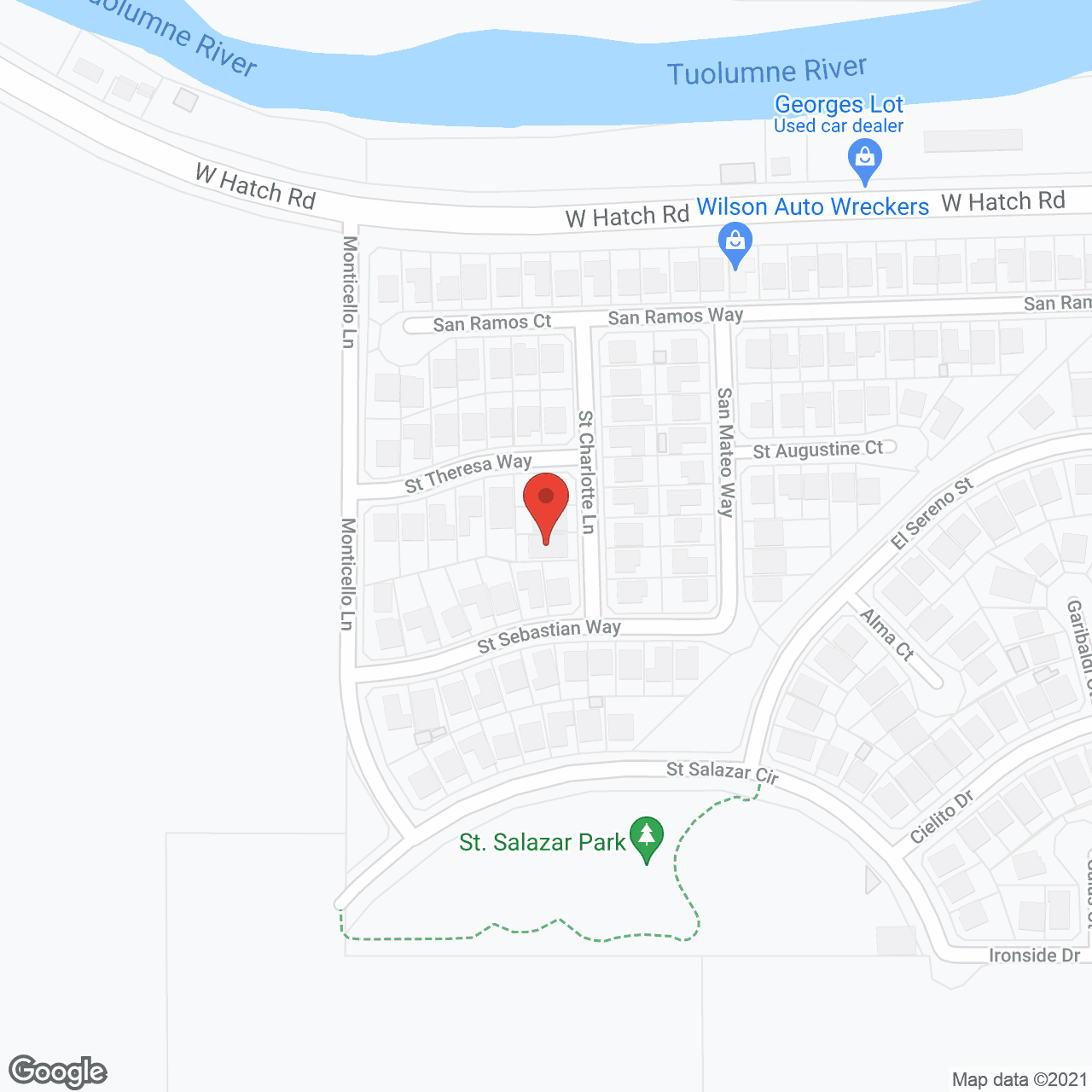 Malonzo Elder Care in google map