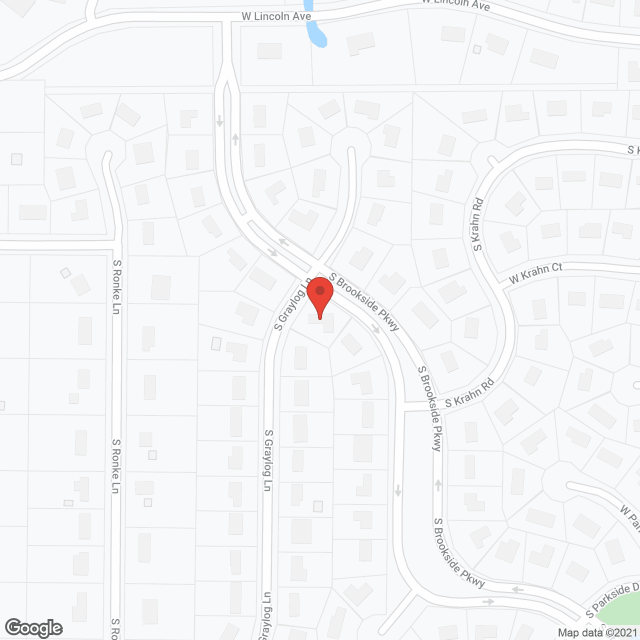 SkyResidential- Brookside in google map