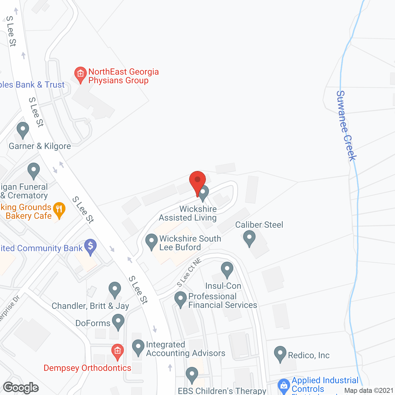 Chapters of Buford in google map