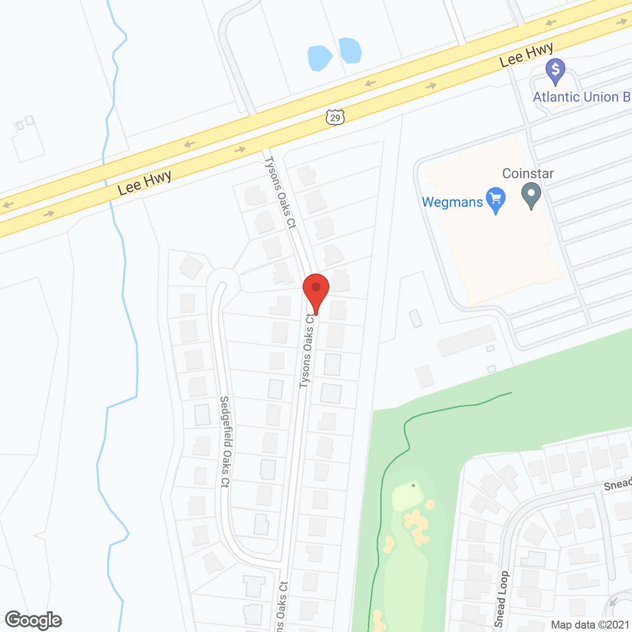 Legacy Ridge in google map