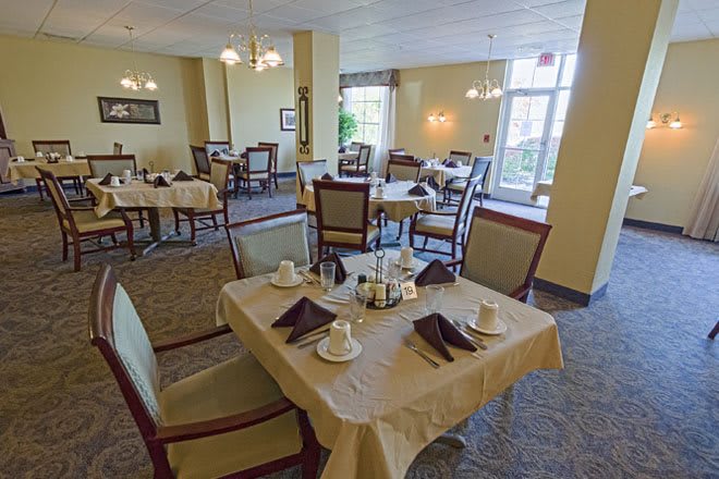 Amira Choice Champlin dining room