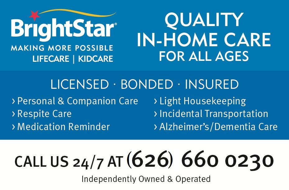 *OOB* BrightStar Care of Pasadena, CA *OOB*