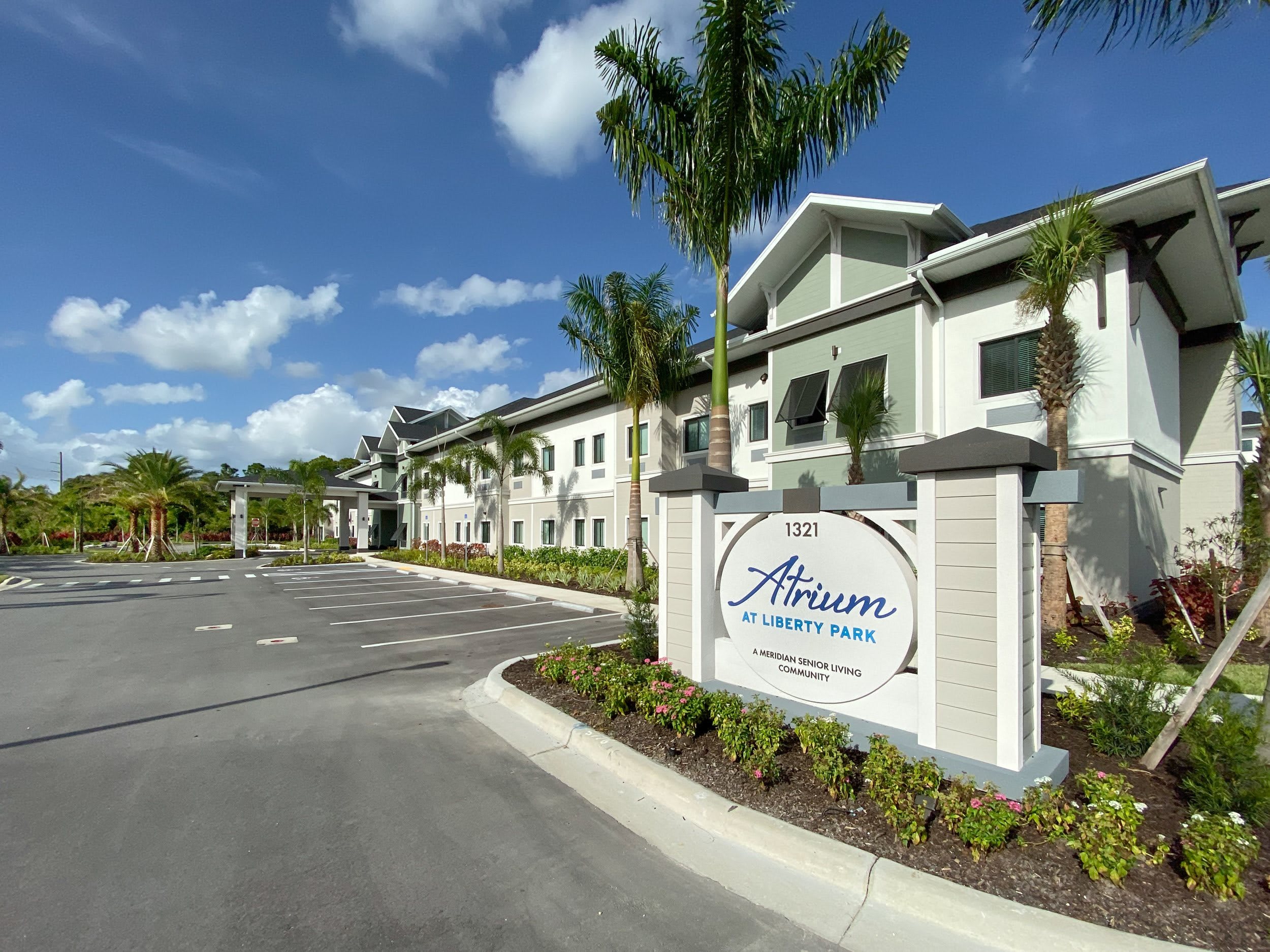 Atrium at Liberty Park community exterior