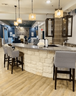 The Gardens of Buda Assisted Living bar