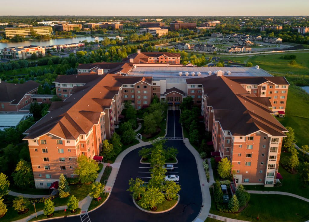 Sedgebrook aerial view of community