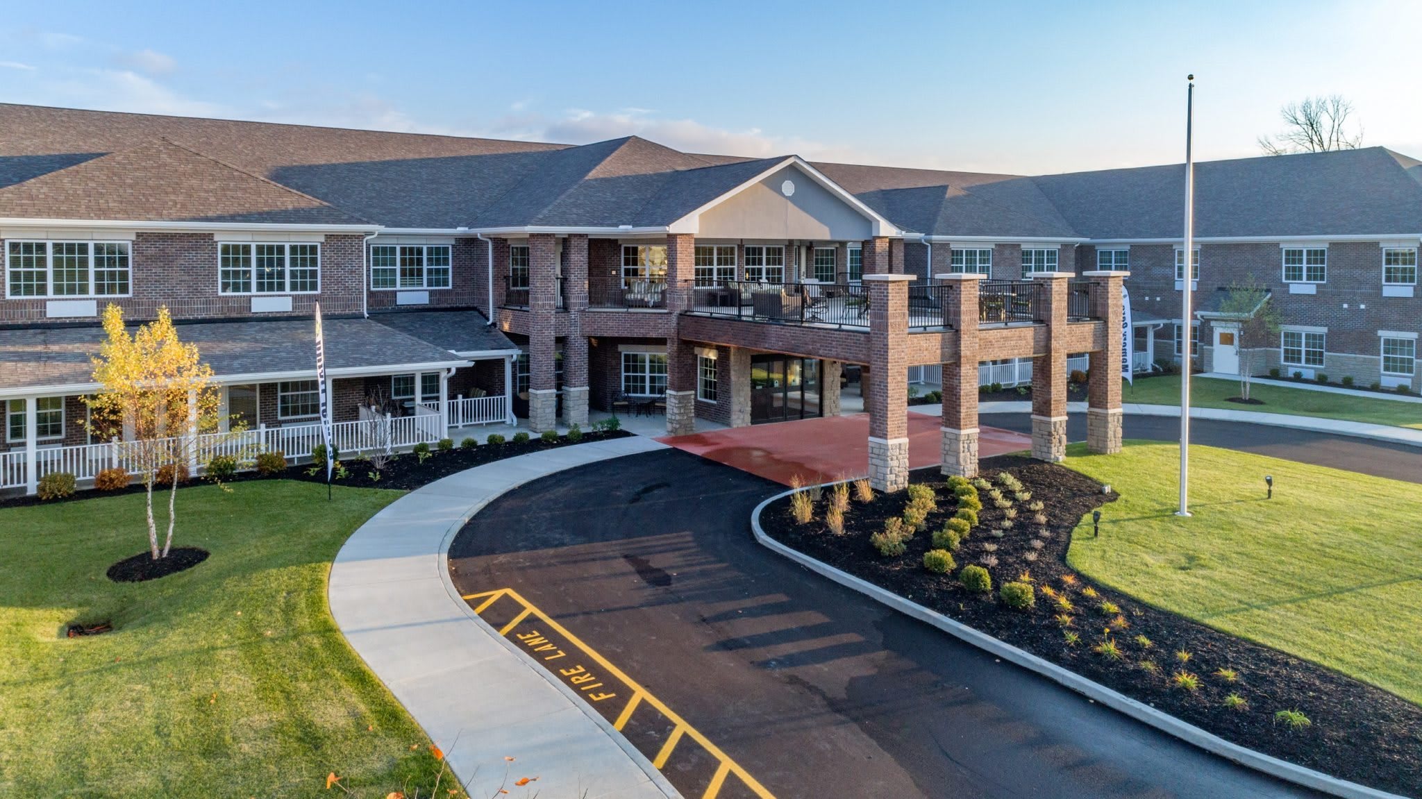 Magnolia Springs Loveland aerial view of community