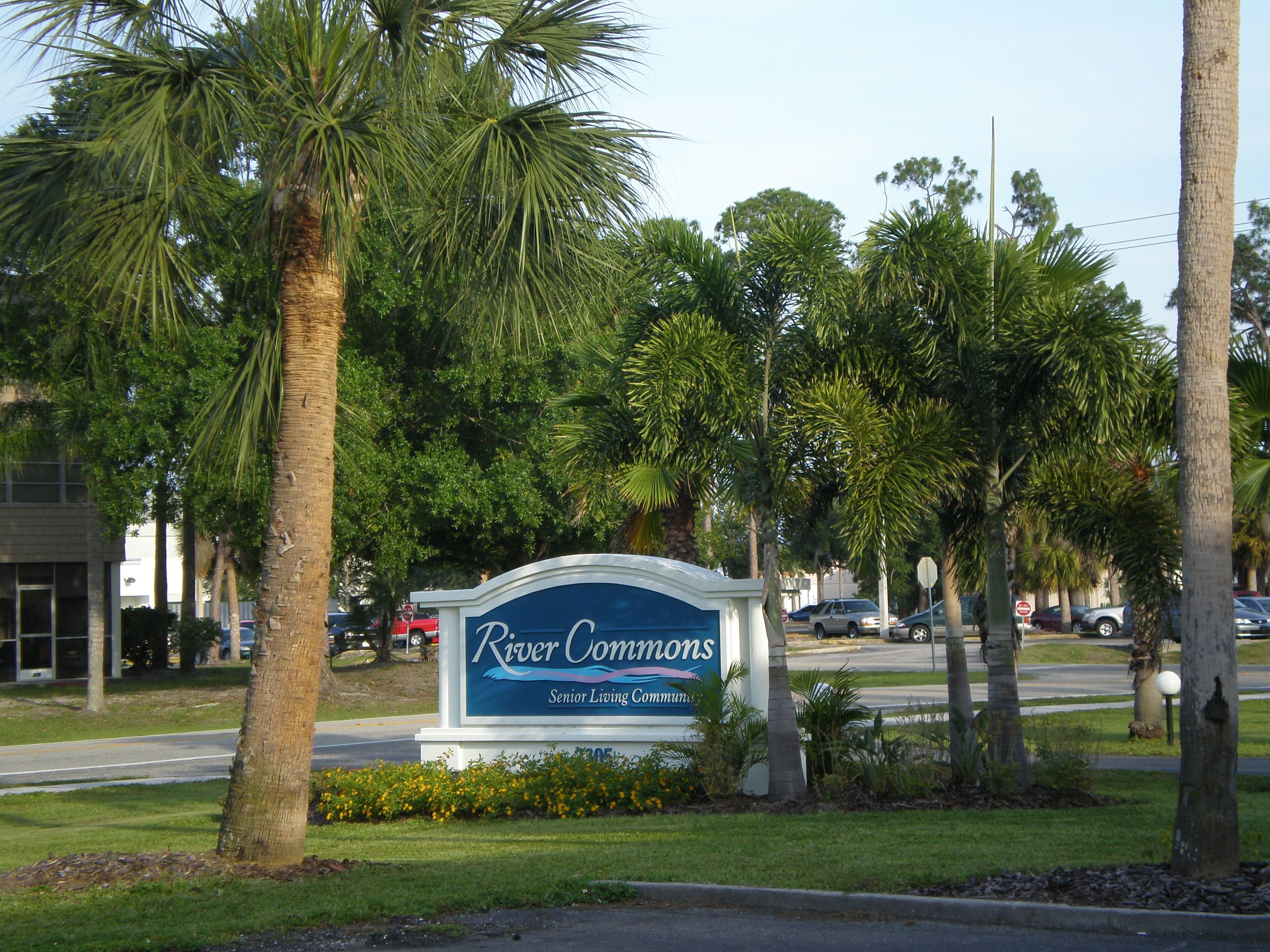 River Commons outdoor common area