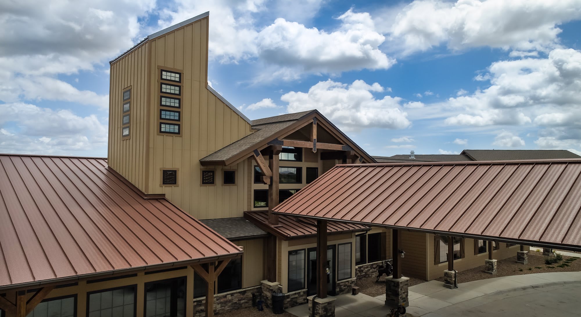 Ranch House Assisted Living outdoor common area