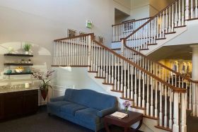 The Elms at Michigan City indoor common area