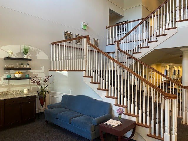 The Elms at Michigan City indoor common area