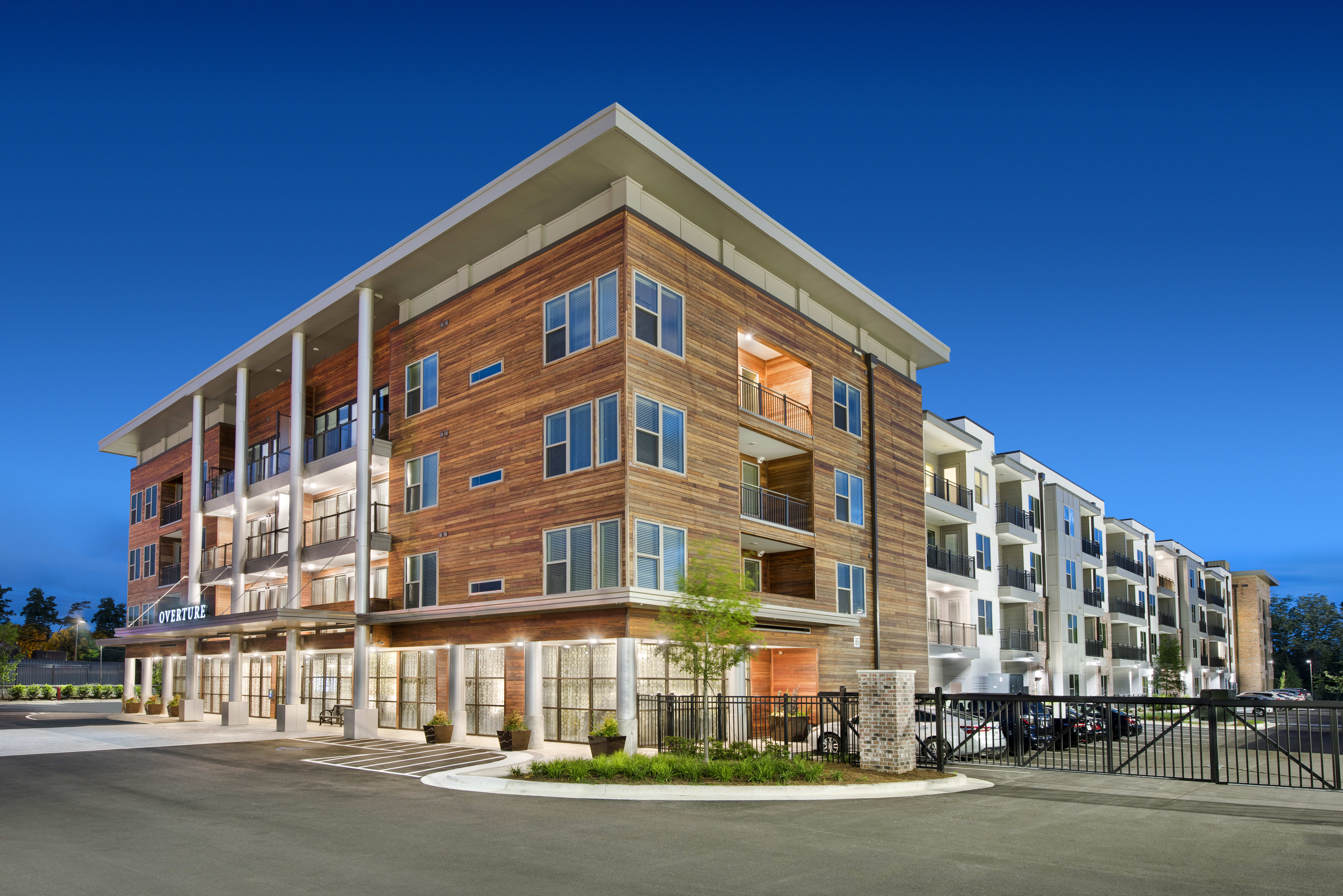 Overture Barrett 55+ Apartment Homes community exterior