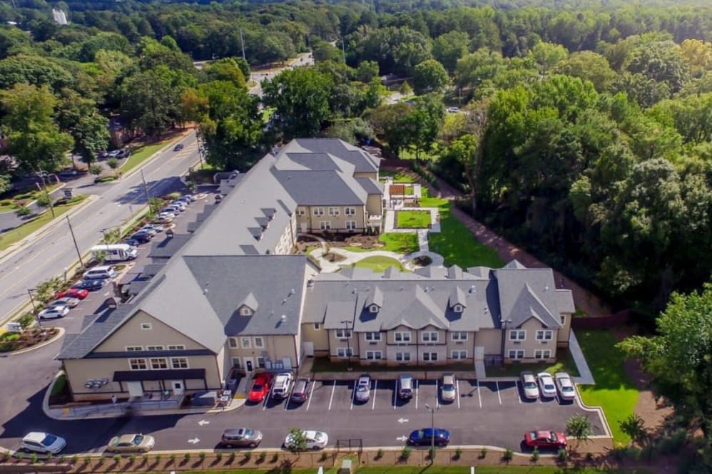 The Phoenix at Tucker aerial view of community